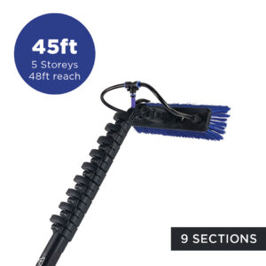 Teleskopinis vandens padavimo kotas – 45 pėdų / 13,7 m (pasiekiamumas 48 pėdos) Streamline® OVA8® 30T anglies pluoštas