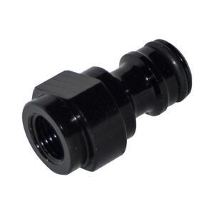 Aliumininis adapteris su išoriniu sriegiu ir 1/4 col. vidiniu sriegiu