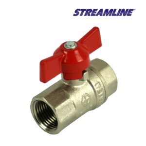 Žalvarinis srauto reguliatorius – vidinis-vidinis sriegis