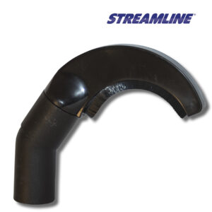 Vidinis 100 mm siurblio lenktas dulkių šepetys