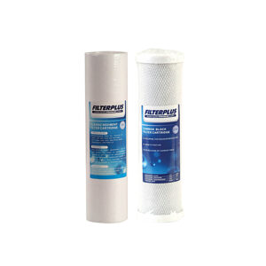 Filterplus® Dvigubas 10 colių priešfiltrių kasečių rinkinys