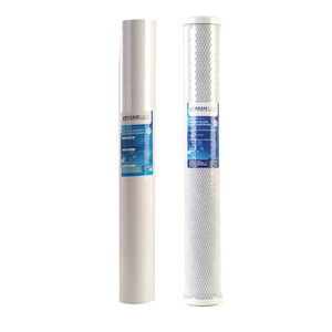 Filterplus® Dvigubas 20 colių Priešfiltrių Kasečių Rinkinys