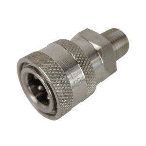 Aukšto slėgio nerūdijančio plieno 1/4 colio vidinė greitoji jungtis su 1/4 colio išoriniu sriegiu