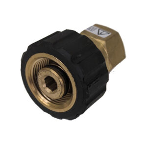 Aukšto slėgio M22 vidinio sriegio mova, su 1/4 colio vidiniu sriegiu