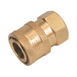 Aukšto slėgio 3/8 colio moteriška greito atjungimo mova, su 3/8 colio vidiniu sriegiu