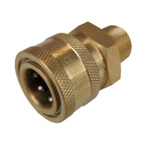 Aukšto slėgio 3/8 colio vidinė greitoji jungtis, su 3/8 colio išoriniu sriegiu.