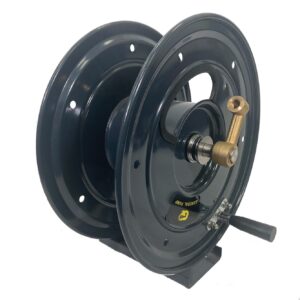 Metalinė pjedestalinė žarnos ritė – 50 m (150 pėdų) 3/8" aukšto slėgio žarna