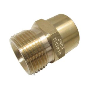 Aukšto slėgio M22 išorinio sriegio jungiamoji mova, su 3/8 colio vidiniu sriegiu