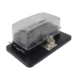 LED saugiklių dėžutė su bendraja šyna – 4 krypčių