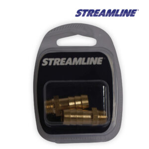 Žalvarinis 1/4 colio M x 12 mm antgalis žarnai