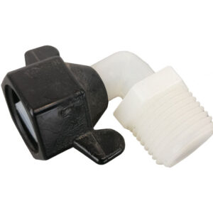 Shurflo nailoninė alkūnė 1/2 colio M x 1/2 colio F