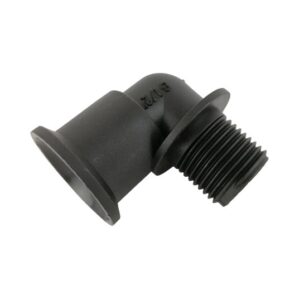 Polipropileninė 1/2 colio V x 1/2 colio I alkūnė