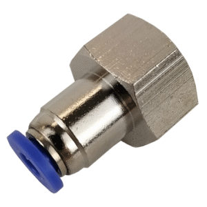 4mm greitoji jungtis – 1/4 colio BSP vidinio sriegio adapteris, nikeliuotas žalvaris