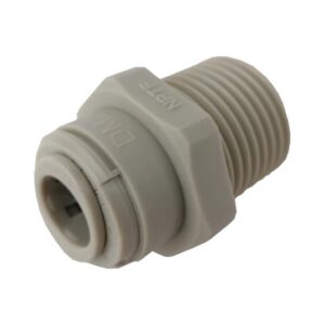 3/8 colio įspaudžiama jungtis – 1/2 colio vyriškas adapteris