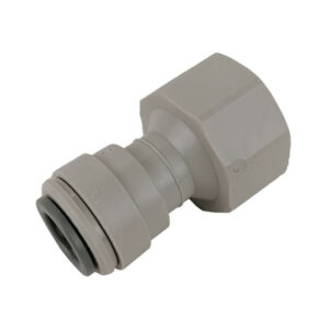 3/8 colio įspaudžiama jungtis – 1/2 colio BSP vidinis perėjimas plokščiu galu