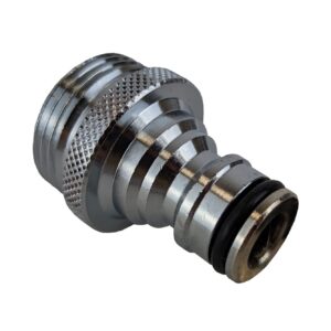 Nerūdijančio plieno adapteris su ¾ colio išoriniu sriegiu