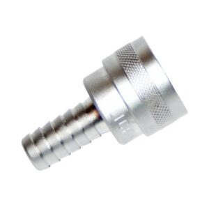 Nerūdijančio plieno vidinė uždaromoji jungtis su 12 mm žarnos antgaliu