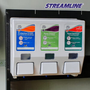 Odos saugos trijų žingsnių dozavimo sistema „Cradle“