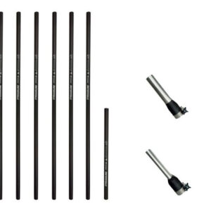 Streamvac™ Latakų valymo kotų rinkinys su antgaliu ir priedais – 38 pėdų / 11,5 m pasiekiamumas